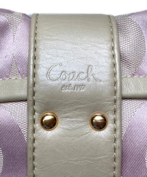 COACH（コーチ）COACH (コーチ) 肩かけショルダーバッグ ピンクの古着・服飾アイテム