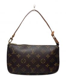 LOUIS VUITTON（ルイ ヴィトン）の古着「ポシェット・アクセソワール モノグラム」｜ブラウン