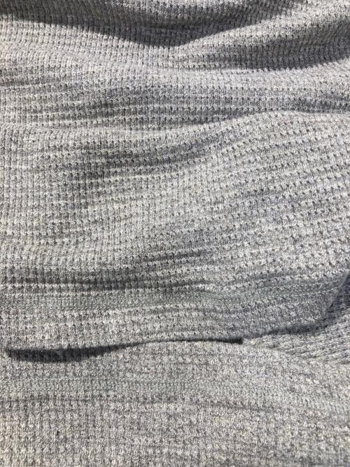 RRL（ダブルアールエル）RRL (ダブルアールエル) ワッフルヘンリーネックカットソー グレー サイズ:Lの古着・服飾アイテム
