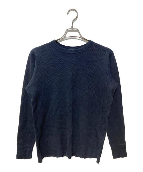 Schott（ショット）Schott (ショット) HONEYCOMB WAFFLE T-SHIRT ネイビー サイズ:Lの古着・服飾アイテム