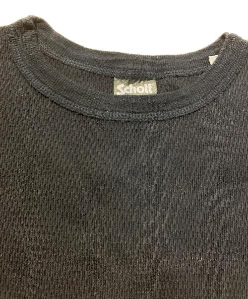 Schott（ショット）Schott (ショット) HONEYCOMB WAFFLE T-SHIRT ネイビー サイズ:Lの古着・服飾アイテム
