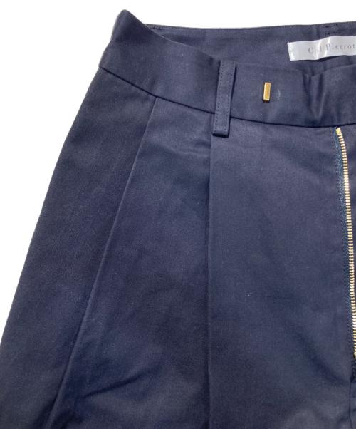 Col Pierrot（コルピエロ）Col Pierrot (コルピエロ) コットンタックパンツ ネイビー サイズ:Sの古着・服飾アイテム