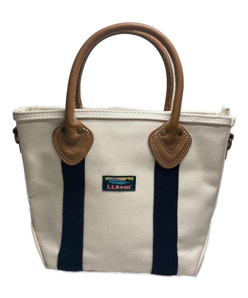 L.L.Bean（エルエルビーン）L.L.Bean (エルエルビーン) カタディンキャンバストートバッグ アイボリーの古着・服飾アイテム