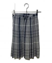 BURBERRY（バーバリー）の古着「チェックスカート」｜グレー