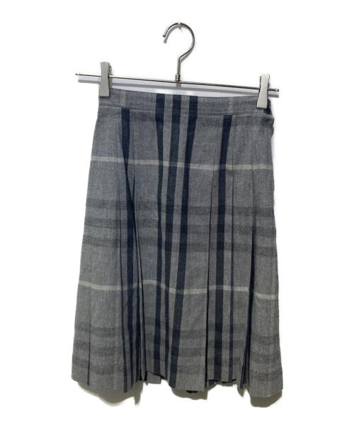 BURBERRY（バーバリー）BURBERRY (バーバリー) チェックスカート グレー サイズ:160Aの古着・服飾アイテム