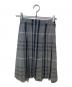 BURBERRY (バーバリー) チェックスカート グレー サイズ:160A：4000円