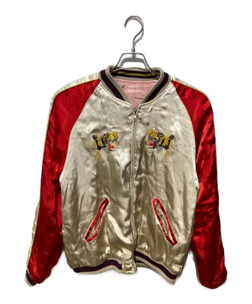 OZZ 1ST（オズファースト）OZZ 1ST (オズファースト) リバーシブルスカジャン ホワイト×レッド サイズ:FREEの古着・服飾アイテム