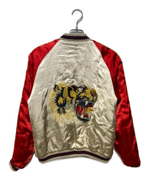 OZZ 1ST（オズファースト）OZZ 1ST (オズファースト) リバーシブルスカジャン ホワイト×レッド サイズ:FREEの古着・服飾アイテム