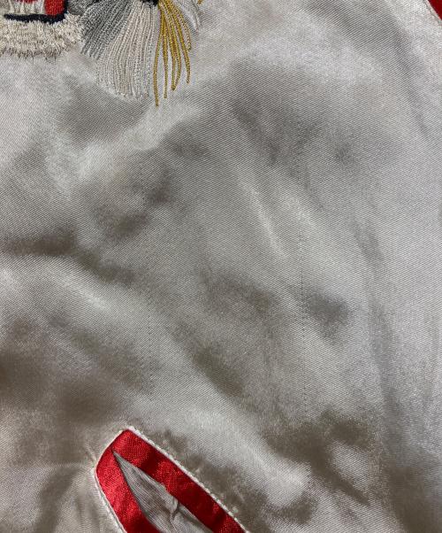 OZZ 1ST（オズファースト）OZZ 1ST (オズファースト) リバーシブルスカジャン ホワイト×レッド サイズ:FREEの古着・服飾アイテム