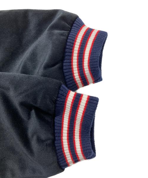 HOUSTON（ヒューストン）HOUSTON (ヒューストン) VELVETTEN SOUVENIR JACKET ブラック サイズ:Lの古着・服飾アイテム