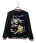 HOUSTON (ヒューストン) VELVETTEN SOUVENIR JACKET ブラック サイズ:L：20000円