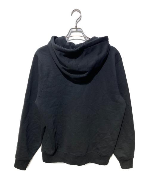 stussy（ステューシー）stussy (ステューシー) 刺繍ロゴパーカー ブラック サイズ:Sの古着・服飾アイテム