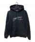 stussy（ステューシー）の古着「刺繍ロゴパーカー」｜ブラック