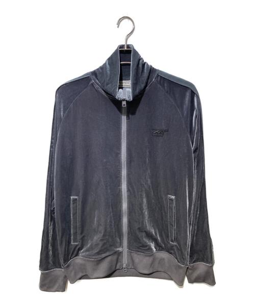 Onitsuka Tiger（オニツカタイガー）Onitsuka Tiger (オニツカタイガー) ベロアトラックジャケット グレー サイズ:Mの古着・服飾アイテム