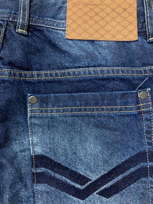 KARL KANI（カールカナイ）KARL KANI (カールカナイ) ダメージ クロス ステッチ デニムパンツ インディゴ サイズ:30の古着・服飾アイテム