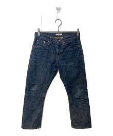 THE UNBRANDED BRAND（ジアンブランデッドブランド）の古着「14.5oz selvedge STRAIGHT DENIM PANTS」｜インディゴ