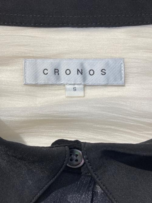 CRONOS（クロノス）CRONOS (クロノス) シアーシャツ ブラック サイズ:Sの古着・服飾アイテム