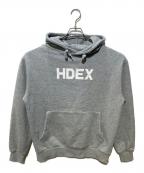 hdexエイチデックス）の古着「ロゴパーカー」｜グレー