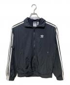 adidasアディダス）の古着「ファイヤーバード トラックトップ」｜ブラック