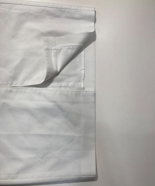 NOLLEY'S（ノーリーズ）NOLLEY'S (ノーリーズ) ウォッシャブル麻混タイトスカート ホワイト サイズ:SIZE 38の古着・服飾アイテム