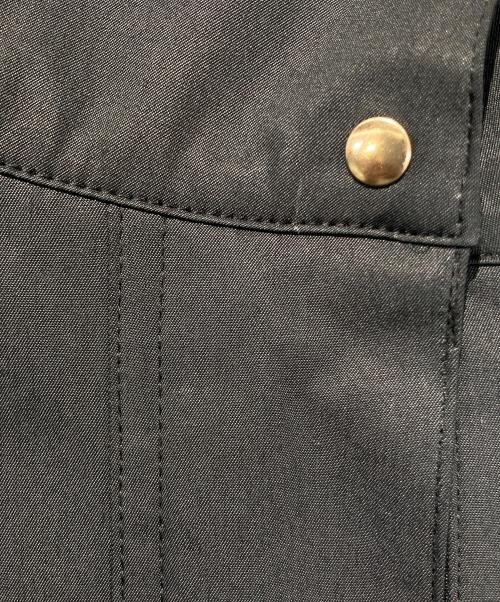 grove（グローブ）grove (グローブ) スタンドネックテントラインコート ブラック サイズ:Lの古着・服飾アイテム