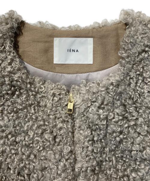 IENA（イエナ）IENA (イエナ) フェイクファーベスト ベージュ サイズ:FREEの古着・服飾アイテム