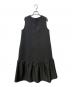 BARNEYS NEWYORK (バーニーズ・ニューヨーク) ノースリーブフレアワンピース ブラック サイズ:SIZE38：5000円