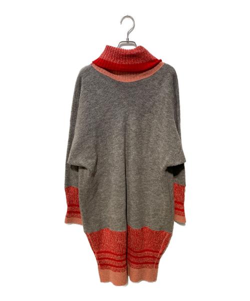 Vivienne Westwood RED LABEL（ヴィヴィアンウエストウッドレッドレーベル）Vivienne Westwood RED LABEL (ヴィヴィアンウエストウッドレッドレーベル) タートルネックニットワンピース ブラウン サイズ:SIZE0の古着・服飾アイテム