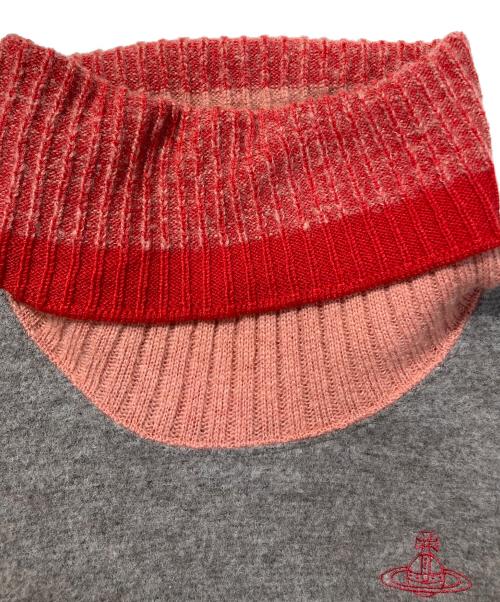 Vivienne Westwood RED LABEL（ヴィヴィアンウエストウッドレッドレーベル）Vivienne Westwood RED LABEL (ヴィヴィアンウエストウッドレッドレーベル) タートルネックニットワンピース ブラウン サイズ:SIZE0の古着・服飾アイテム