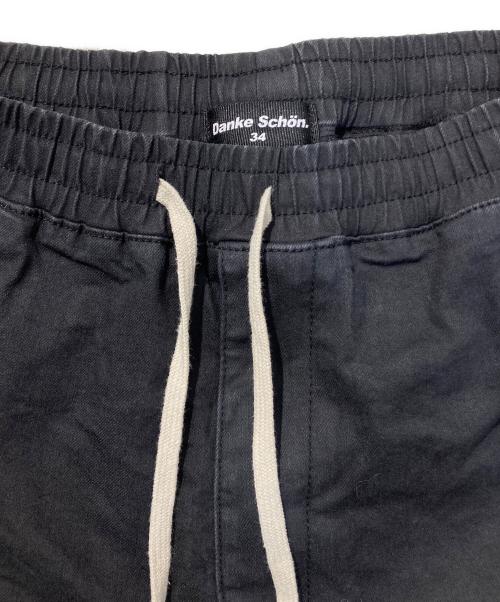 DANKE SCHON（ダンケ シェーン）Danke schon (ダンケ シェーン) カーゴパンツ ブラック サイズ:SIZE 34の古着・服飾アイテム