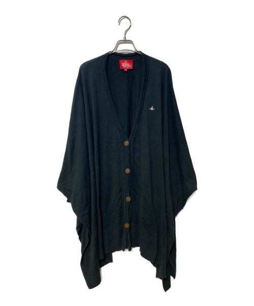 Vivienne Westwood RED LABEL（ヴィヴィアンウエストウッドレッドレーベル）Vivienne Westwood RED LABEL (ヴィヴィアンウエストウッドレッドレーベル) ドルマンカーディガン ブラック サイズ:	SIZE 0の古着・服飾アイテム