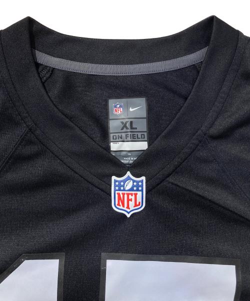 NIKE（ナイキ）NIKE (ナイキ) ADAMS RAIDERS GAME JERSEY ブラック サイズ:XLの古着・服飾アイテム
