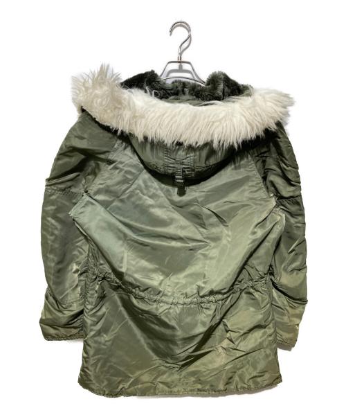 ALPHA INDUSTRIES（アルファインダストリーズ）alpha industries (アルファインダストリーズ) N-3Bフライトジャケット グリーン サイズ:Mの古着・服飾アイテム