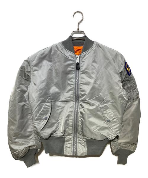 US AIR FORCE（ユーエスエアフォース）US AIR FORCE (ユーエスエアフォース) MA-1ジャケット グレー サイズ:Lの古着・服飾アイテム