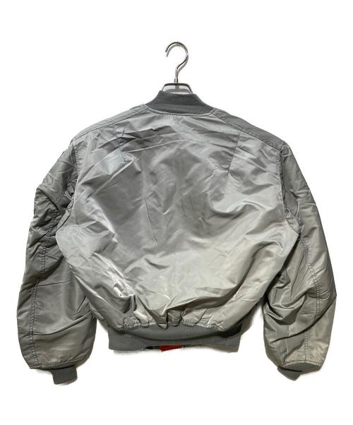 US AIR FORCE（ユーエスエアフォース）US AIR FORCE (ユーエスエアフォース) MA-1ジャケット グレー サイズ:Lの古着・服飾アイテム