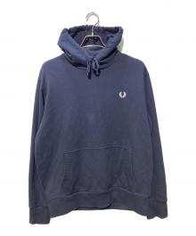 FRED PERRY（フレッドペリー）の古着「Monogram Hooded Sweatshirt」｜ネイビー