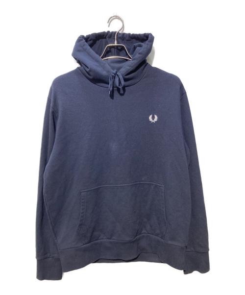 FRED PERRY（フレッドペリー）FRED PERRY (フレッドペリー) Monogram Hooded Sweatshirt ネイビー サイズ:Lの古着・服飾アイテム