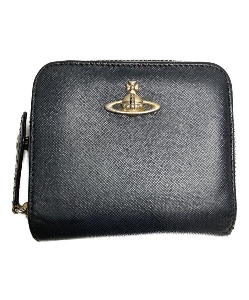 Vivienne Westwood（ヴィヴィアンウエストウッド）Vivienne Westwood (ヴィヴィアンウエストウッド) 2つ折り財布 ブラックの古着・服飾アイテム
