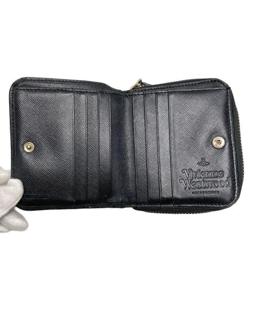 Vivienne Westwood（ヴィヴィアンウエストウッド）Vivienne Westwood (ヴィヴィアンウエストウッド) 2つ折り財布 ブラックの古着・服飾アイテム