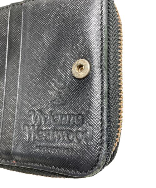 Vivienne Westwood（ヴィヴィアンウエストウッド）Vivienne Westwood (ヴィヴィアンウエストウッド) 2つ折り財布 ブラックの古着・服飾アイテム