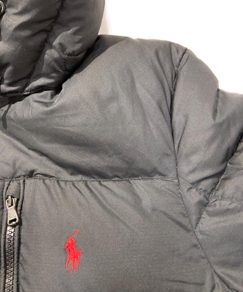 POLO RALPH LAUREN（ポロ・ラルフローレン）POLO RALPH LAUREN (ポロ・ラルフローレン) スモールポニーダウンジャケット ブラック サイズ:XSの古着・服飾アイテム