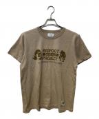 TACOMA FUJI RECORDS×NANGAタコマ フジ レコード×ナンガ）の古着「BIGFOOT SURVEY PROJECT LOGO TEE」｜ベージュ