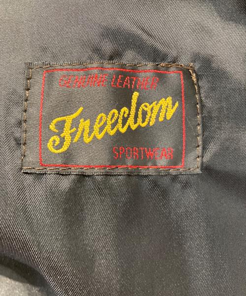 FREEDOM（フリーダム）FREEDOM (フリーダム) ラムレザーベスト ブラウン サイズ:記載なしの古着・服飾アイテム
