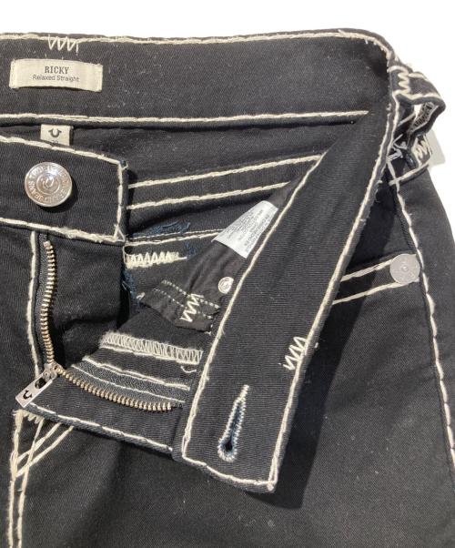 TRUE RELIGION（トゥルー レリジョン）TRUE RELIGION (トゥルー レリジョン) RICKY Relaxed Straight ブラック サイズ:SIZE 30の古着・服飾アイテム