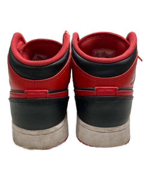 NIKE（ナイキ）NIKE (ナイキ) AIR JORDAN 1 MID レッド サイズ:23.5の古着・服飾アイテム