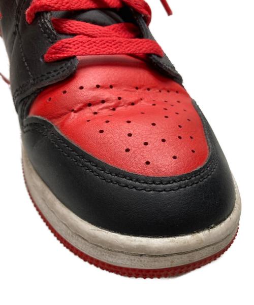 NIKE（ナイキ）NIKE (ナイキ) AIR JORDAN 1 MID レッド サイズ:23.5の古着・服飾アイテム