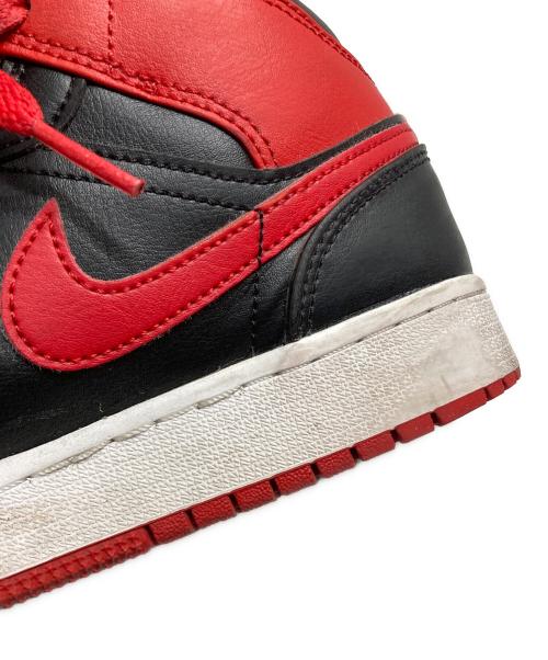 NIKE（ナイキ）NIKE (ナイキ) AIR JORDAN 1 MID レッド サイズ:23.5の古着・服飾アイテム