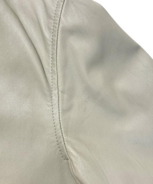 BURBERRY BLACK LABEL（バーバリーブラックレーベル）BURBERRY BLACK LABEL (バーバリーブラックレーベル) シングルライダースジャケット ベージュ サイズ:Mの古着・服飾アイテム