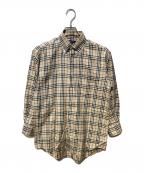 BURBERRY LONDONバーバリーロンドン）の古着「ノバチェックシャツ」｜ベージュ