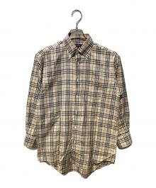 BURBERRY LONDON（バーバリーロンドン）の古着「ノバチェックシャツ」｜ベージュ